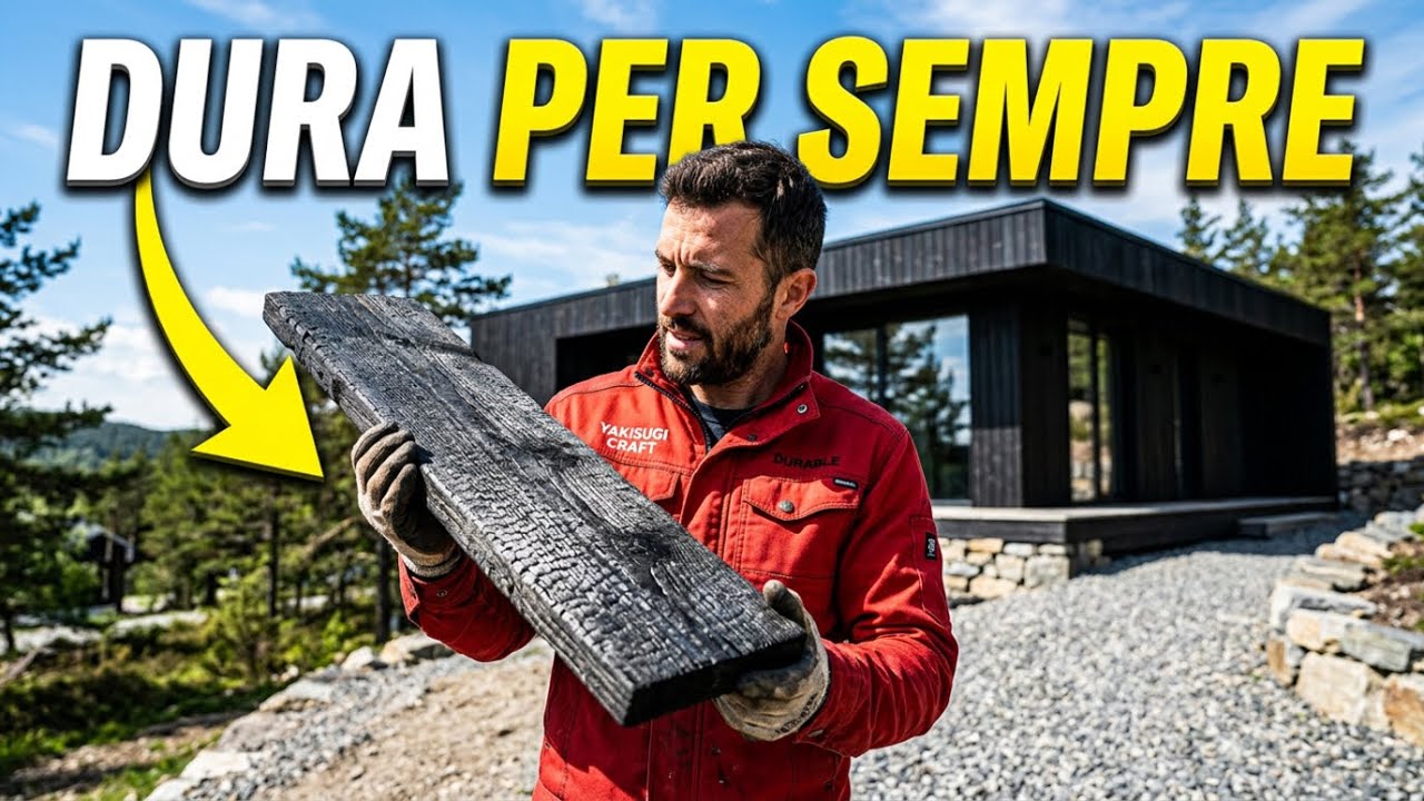Questo Trucco Giapponese GRATIS Rende Il Legno Antimuffa E Ignifugo: Perché Non Lo Usiamo?