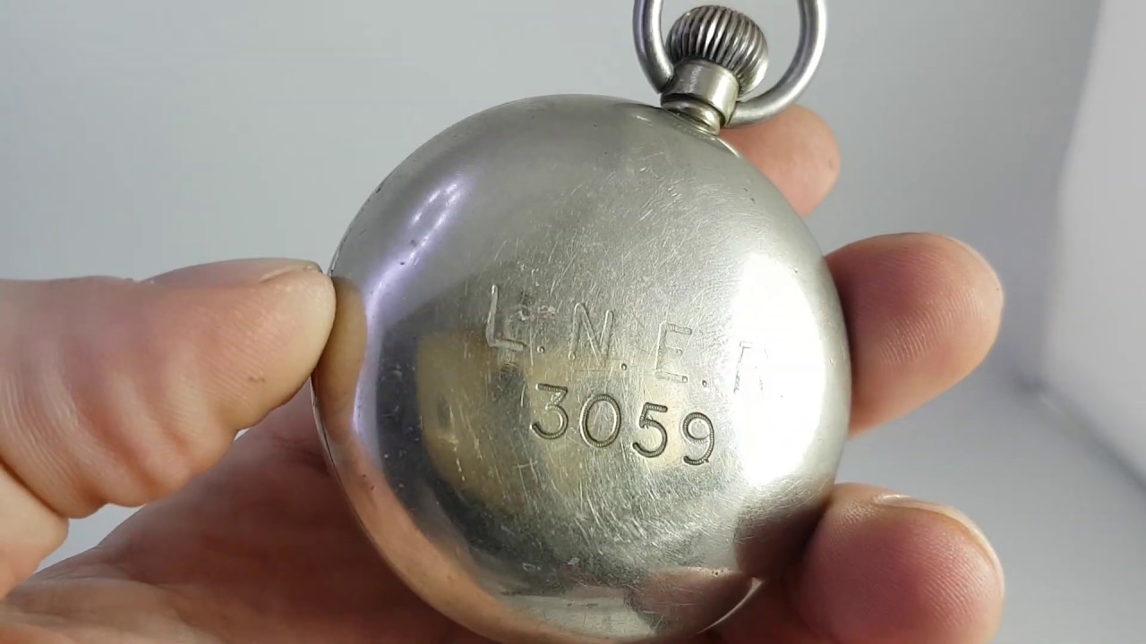 c1946 Record LNER railway pocket watch