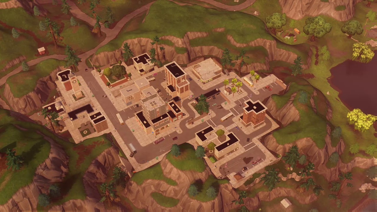 R.I.P Tilted Towers I Old Fortnite Tilted Towers Cinematic Gameplay