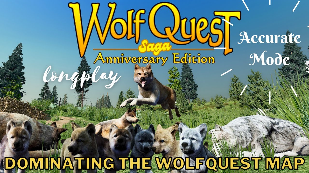 My EMPIRE Grows! Large Pack Map Takeover WolfQuest Longplay (No commentary) Dandelion #7