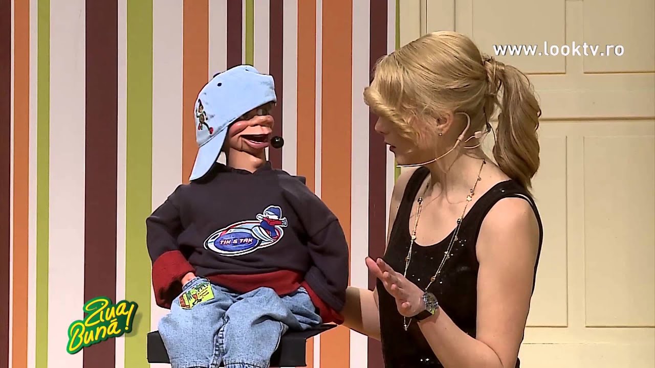 Spectacol de ventrilocie: Crina Zvoboda il prezinta pe Romeo