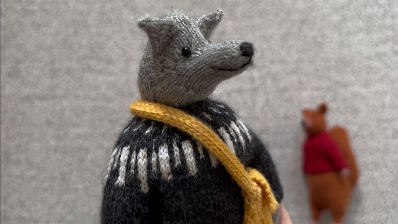 동물 친구 인형 추가영입 +🐺 (무슈&프렌즈) 대바늘인형 0.25mm 차이 의외로 크다요