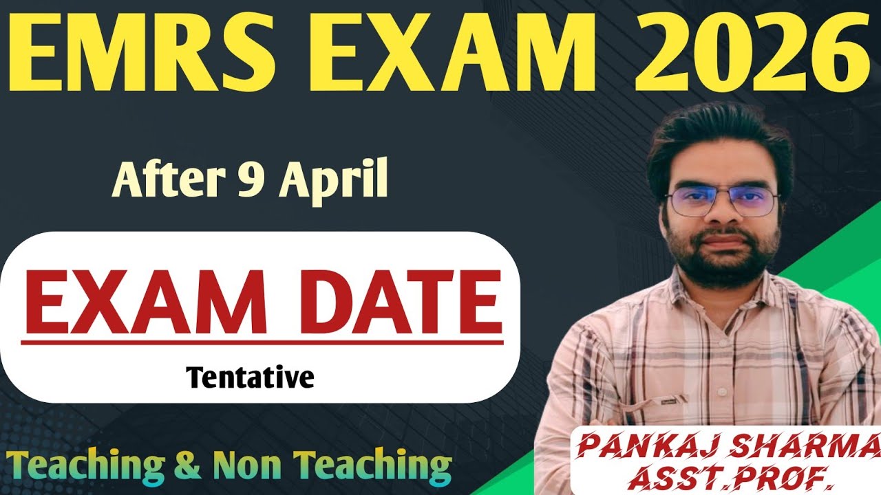 Emrs Exam Date / Teaching & Non Teaching Exams / Pk Advance Study 