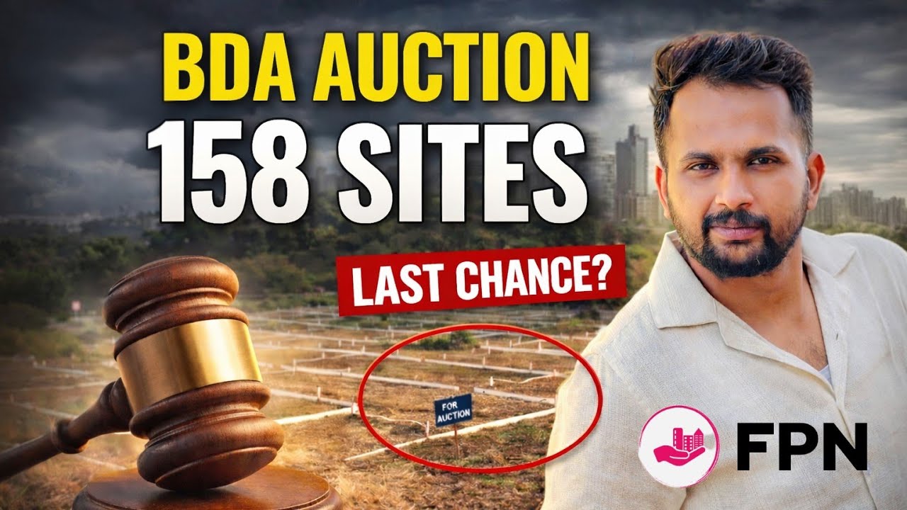 Auction Video 04 - BDA Auction (23-Feb-2026) | ಬಿಡಿಎ ಹರಾಜು | Site Location & Details | Sir MV Layout