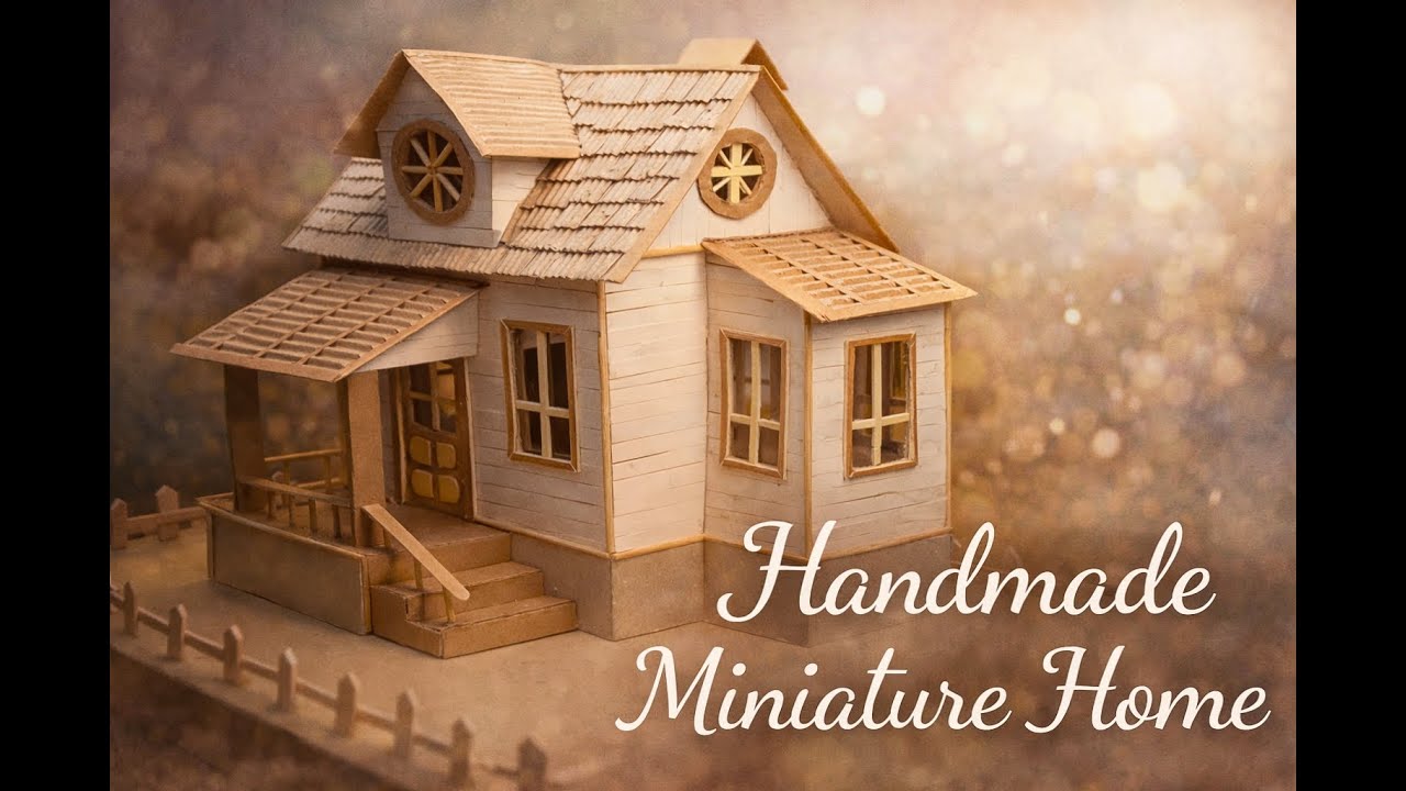 👉DIY Cardboard House | Amazing Miniature Home Made from Cardboard 🎬