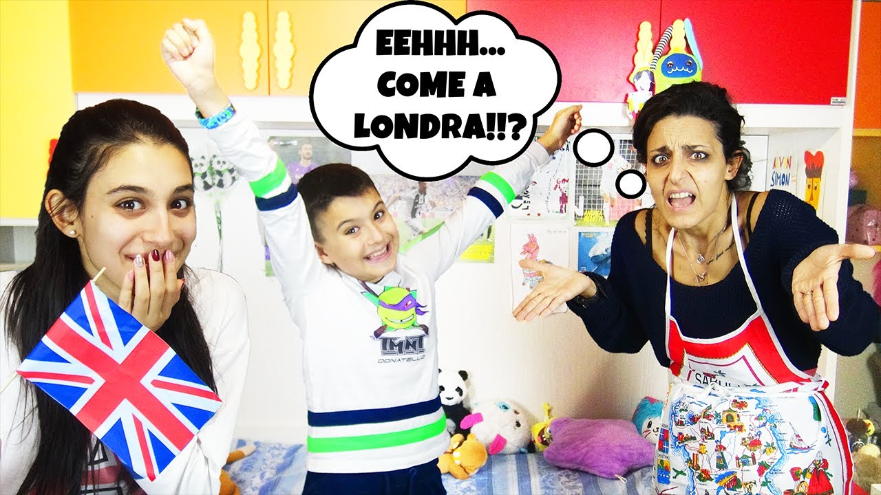 CI TRASFERIAMO A LONDRA!! SCHERZO A MAMMA *si è arrabbiata*