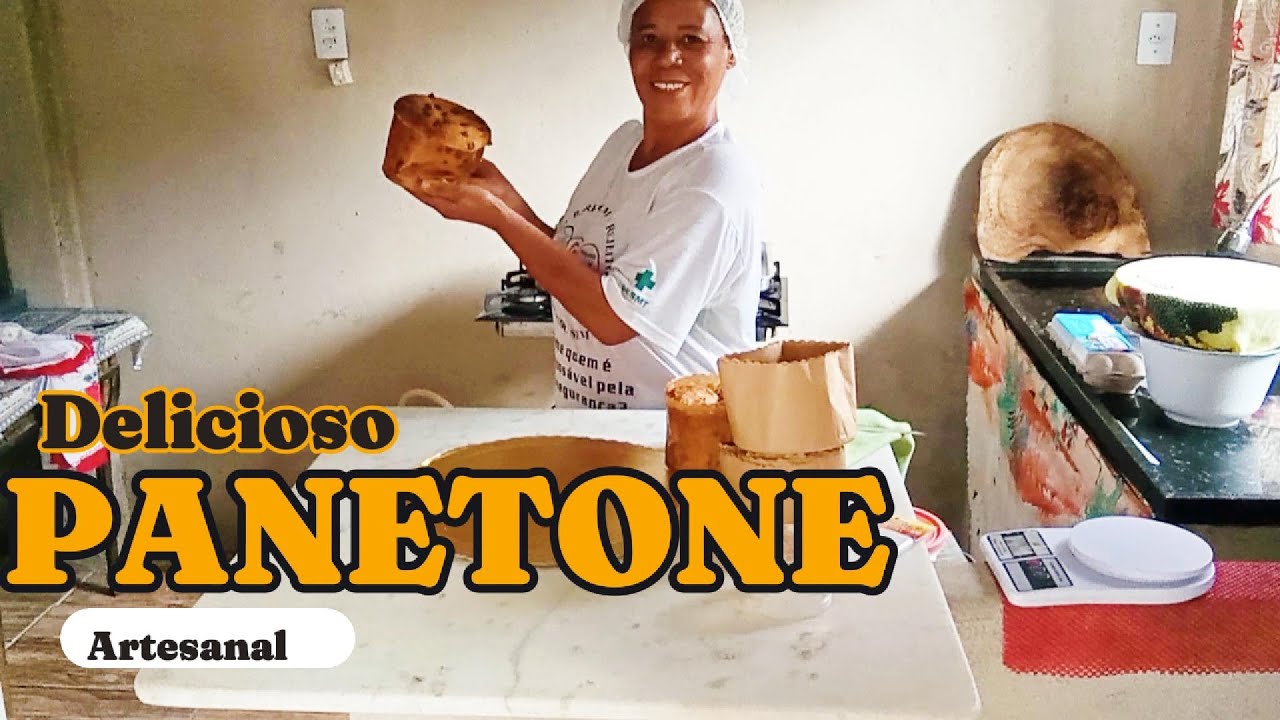 PANETONE ARTESANAL – Macio, Úmido e Cheio de Sabor!