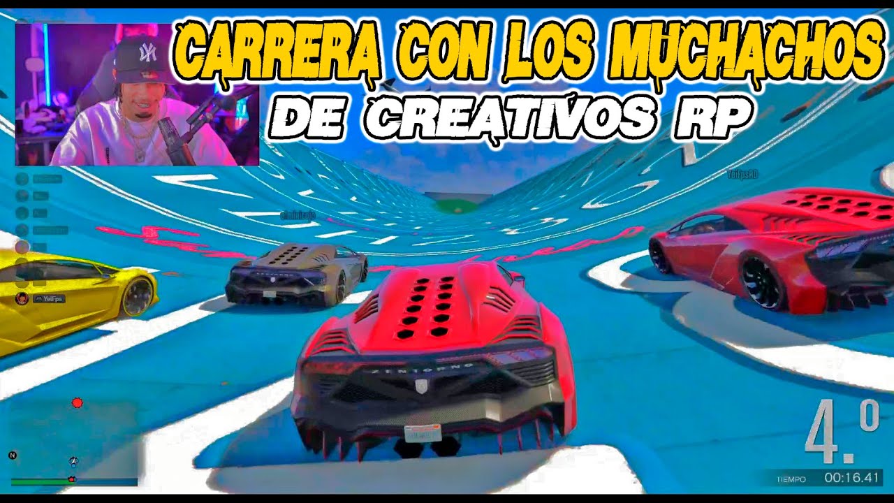 RDJavi: Jugando Carrerita con Los Muchachones De CreativosRp