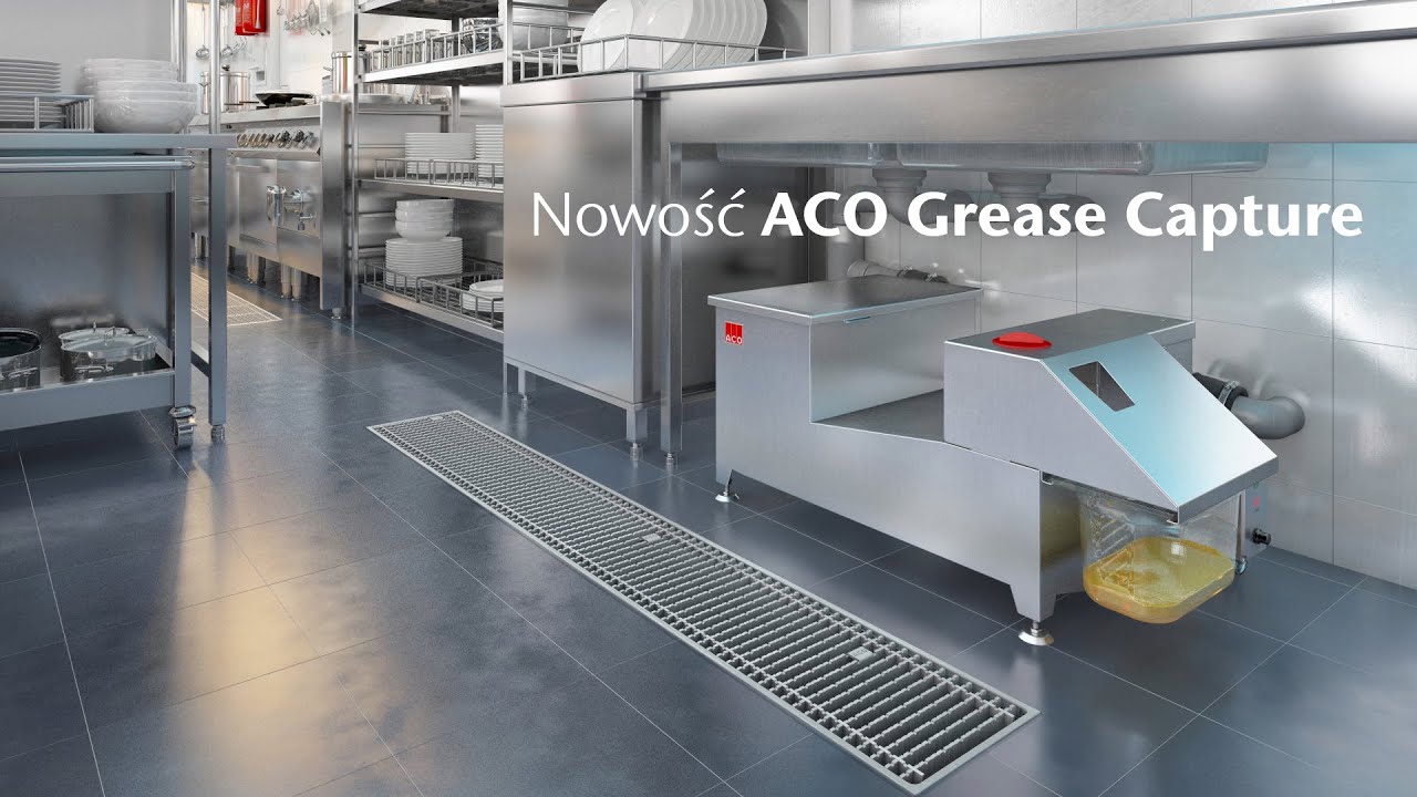 ACO Grease Capture -  podzlewowy separator tłuszczu dla restauracji, barów, stołówek.