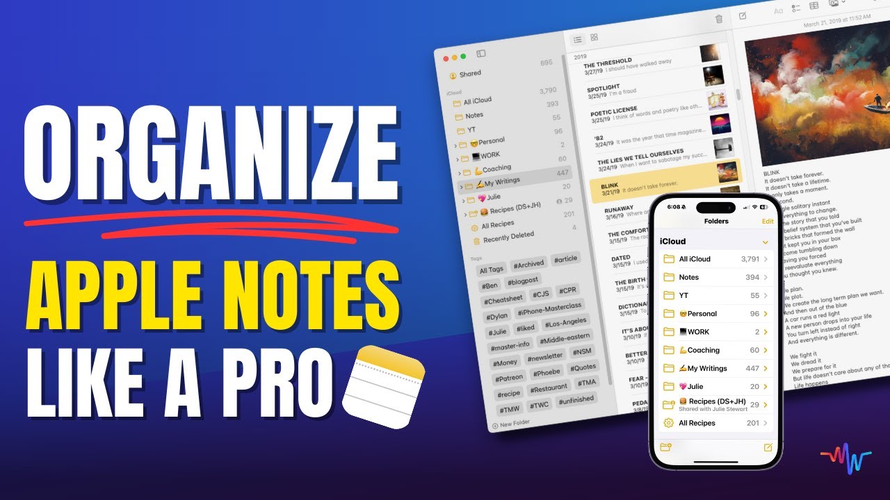 🧹 Наведите порядок в своих заметках Apple: полное руководство по организации! 💡