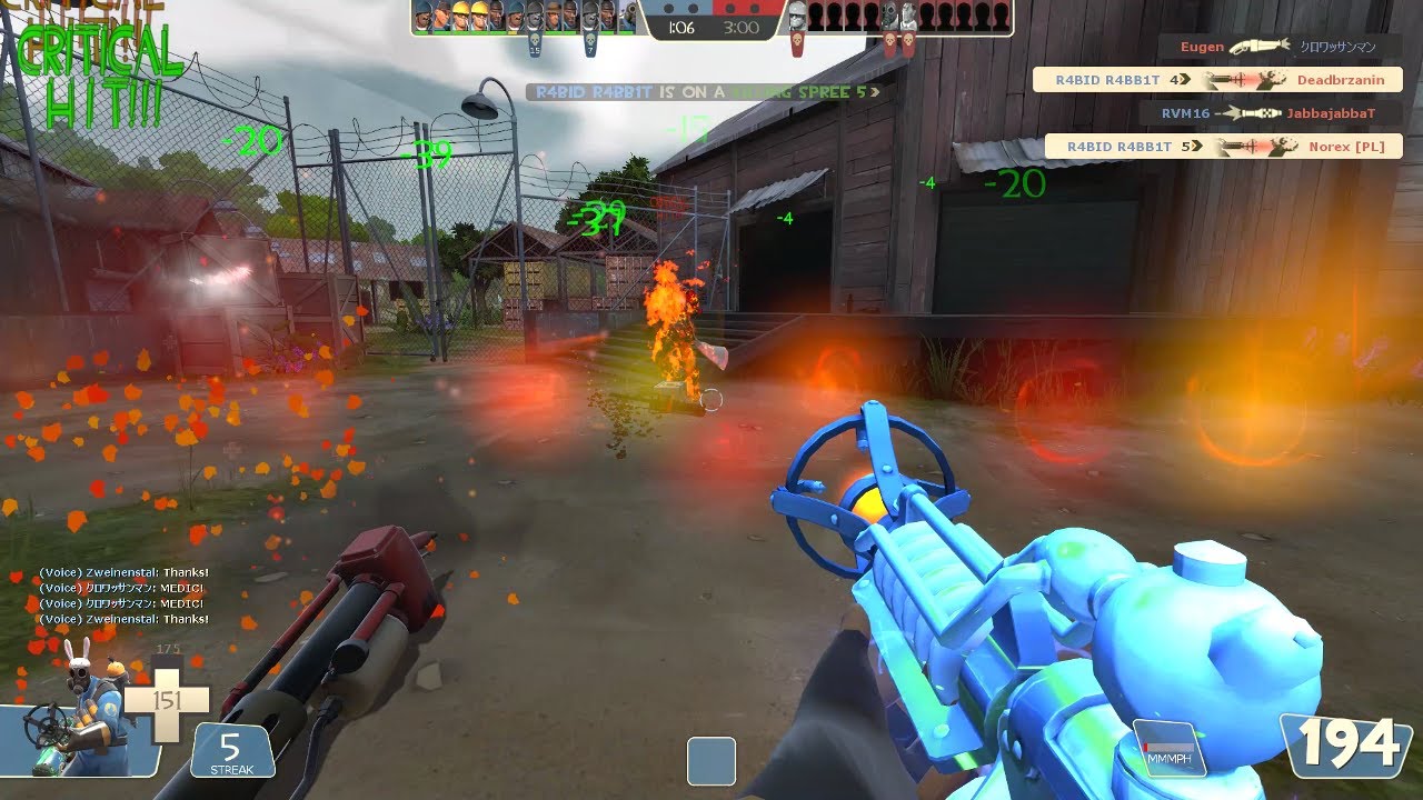 Team Fortress 2 Pyro Gameplay (Badwater)