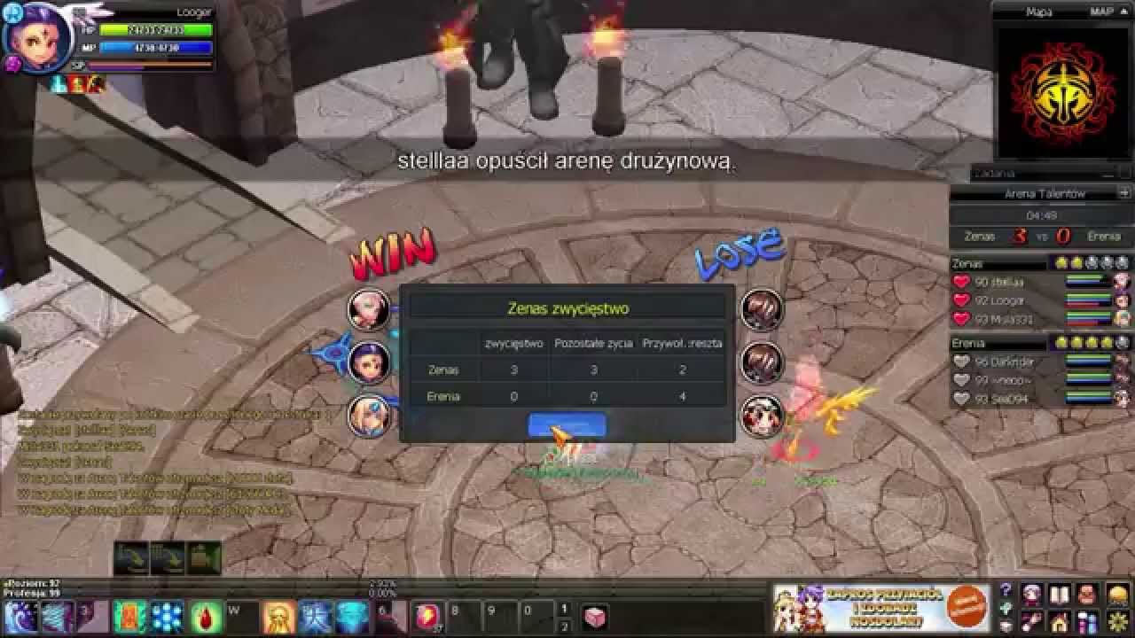 NosTale.PL - Looger vs. New PVP ARENA 3 vs. 3