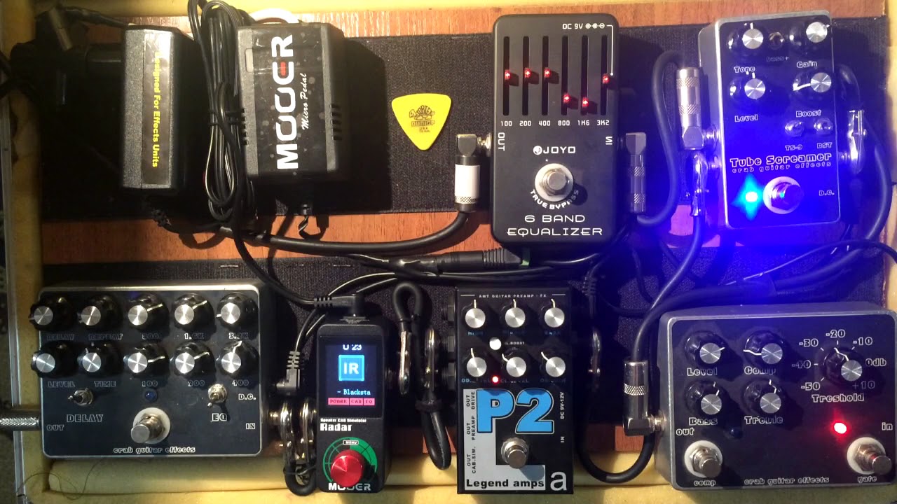 Mooer Radar test (cam sound)
