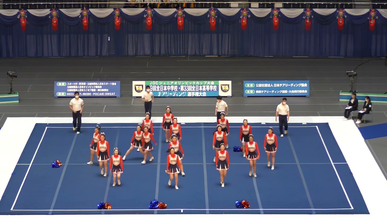 第33回全日本高等学校選手権大会自由演技競技　Division1（高等学校）予選高崎健康福祉大学高崎高等学校　SPARKLE