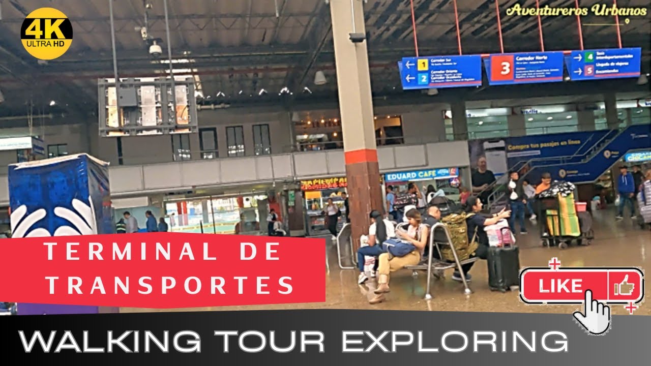 Walking Tour Terminal de Transporte Salitre Bogotá  Caminando Recorrido   BOGOTA  │COLOMBIA  [4K ]