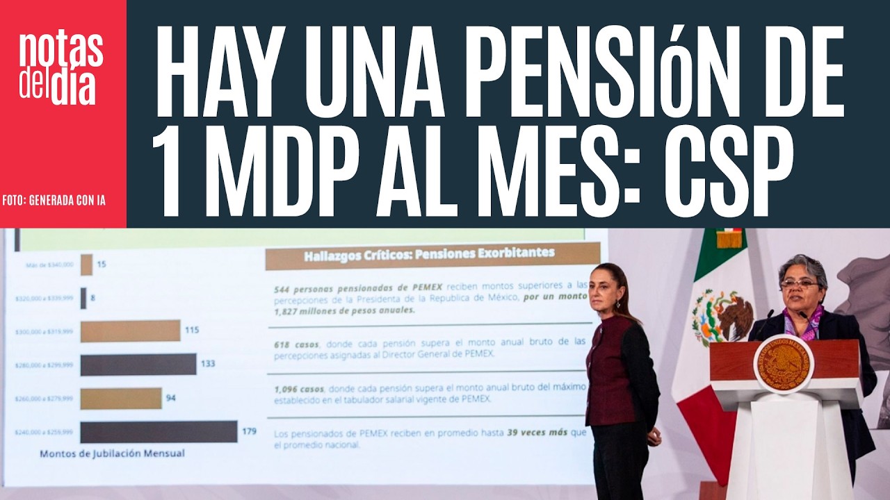 ¿Pensiones de un millón al mes? Sí. Pero viene reforma que les quitará 5 mil millones