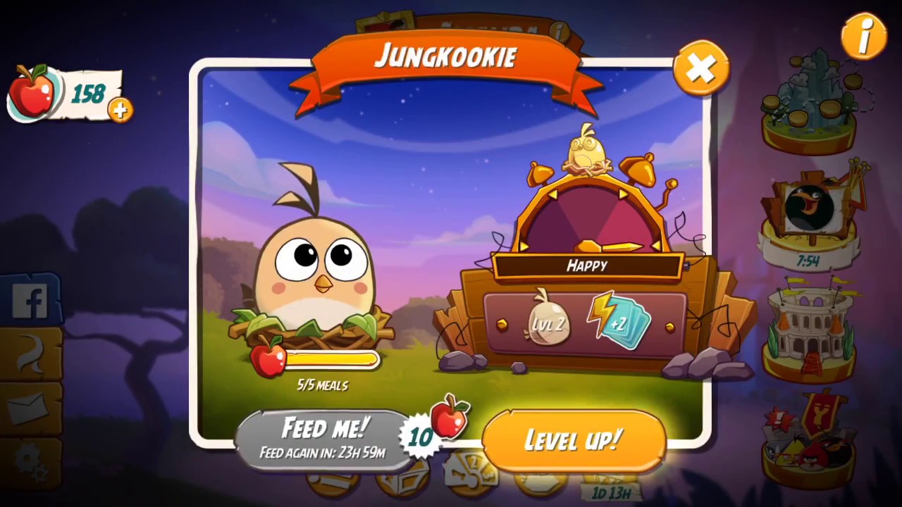 ANGRY BIRDS 2 THE EGG HATCHLING WITH APPLES!!!