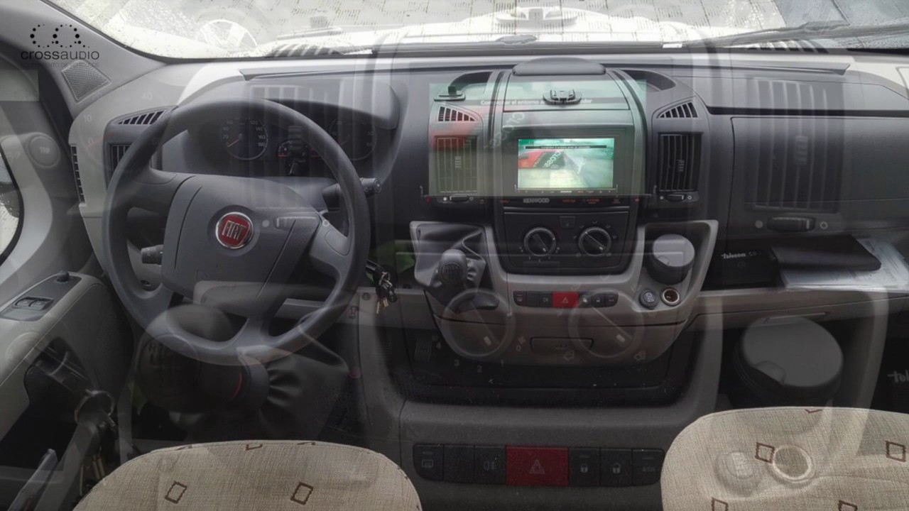Instalación Kenwood DNX8160DABS en autocaravana Fiat