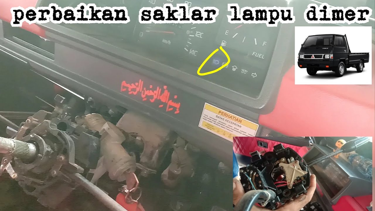 Cara memperbaiki saklar lampu kepala L300