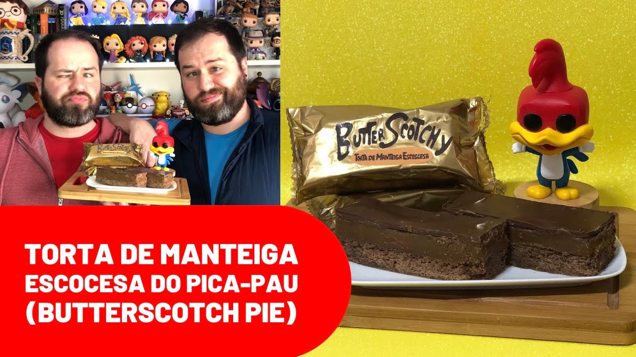 #317 Torta de Manteiga Escocesa do Pica Pau (Butter Scotchy / Butterscotch Pie)