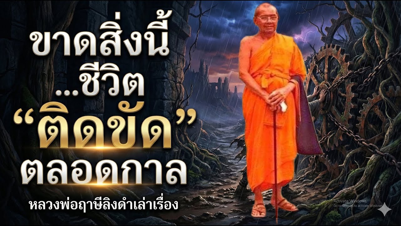 หลวงพ่อฤาษีลิงดำสอน ทำอะไรก็ 'ติดขัด' ไปหมด! สัญญาณเตือนว่าคุณกำลัง 'ขาดทานบารมี' โดยไม่รู้ตัว