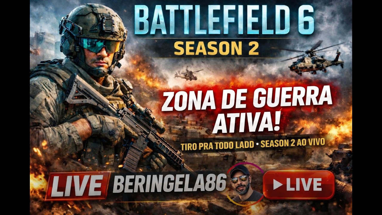 🔴 #aovivo🔴#bf6battleroyale💥ZONA DE GUERRA ATIVA! 💥| BATTLEFIELD 6 SEASON 2 AO VIVO