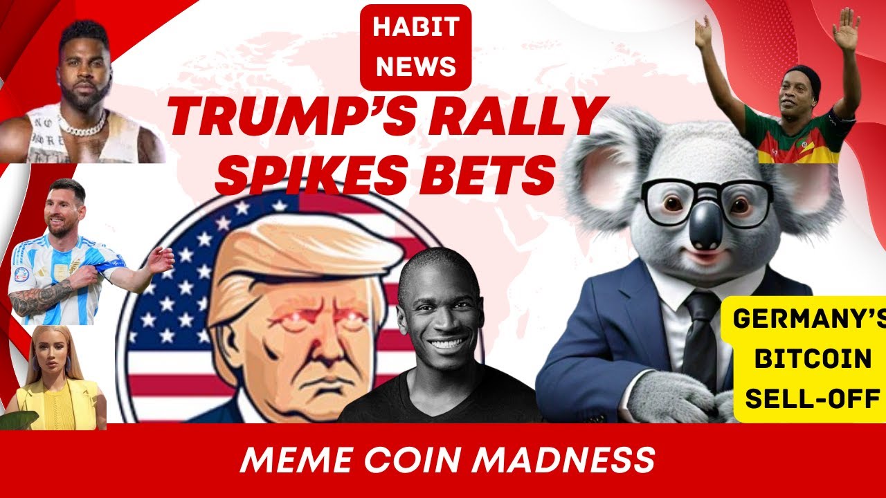 Crypto Chaos: Trump&rsquo;s Rally Spikes Bets, Meme Coin Madness, & Germany&rsquo;s Bitcoin Sell-Off!