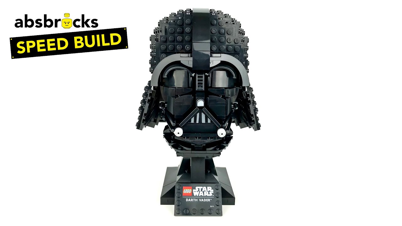 LEGO Star Wars 75304 Darth Vader Helmet - Speed Build