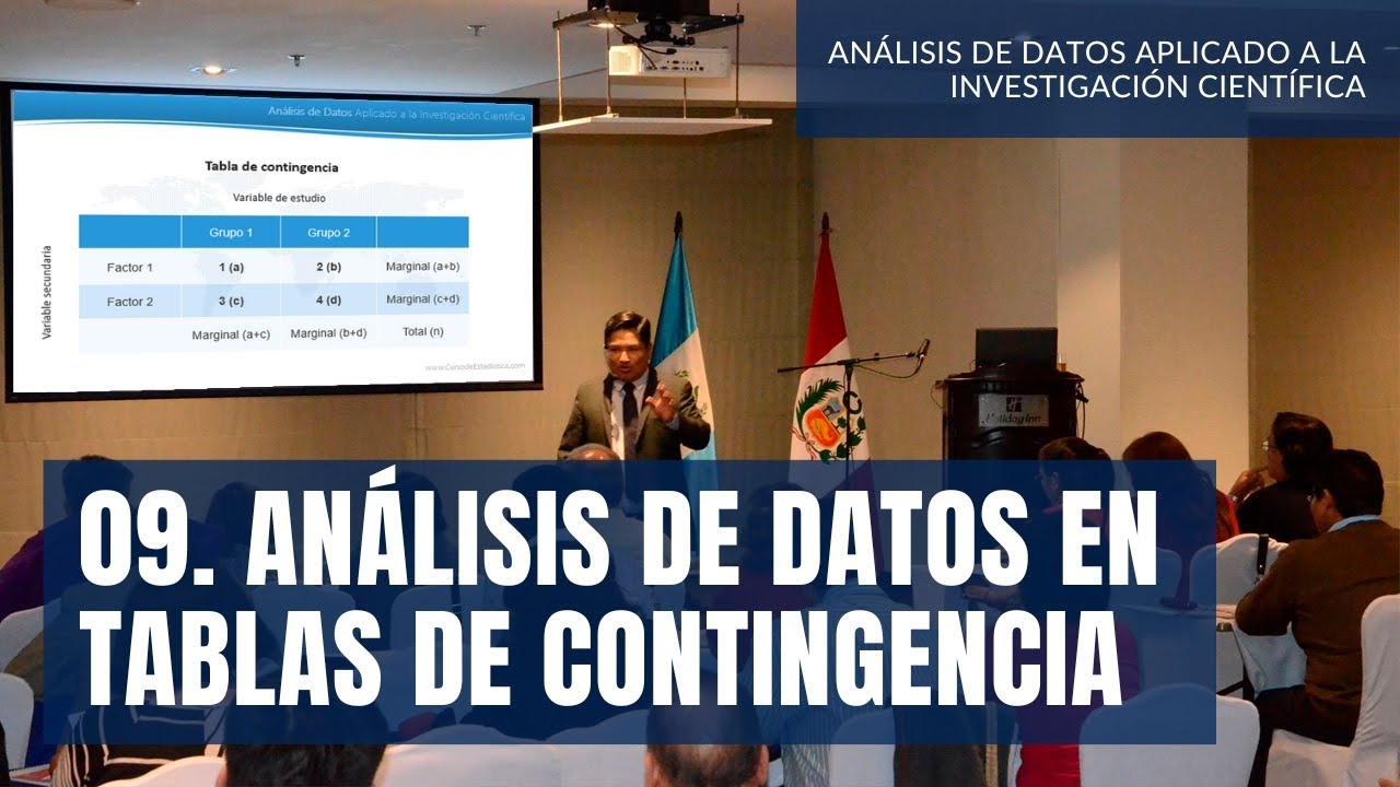 09. Análisis de datos en tablas de contingencia | Curso de Estadística | Investigación Científica