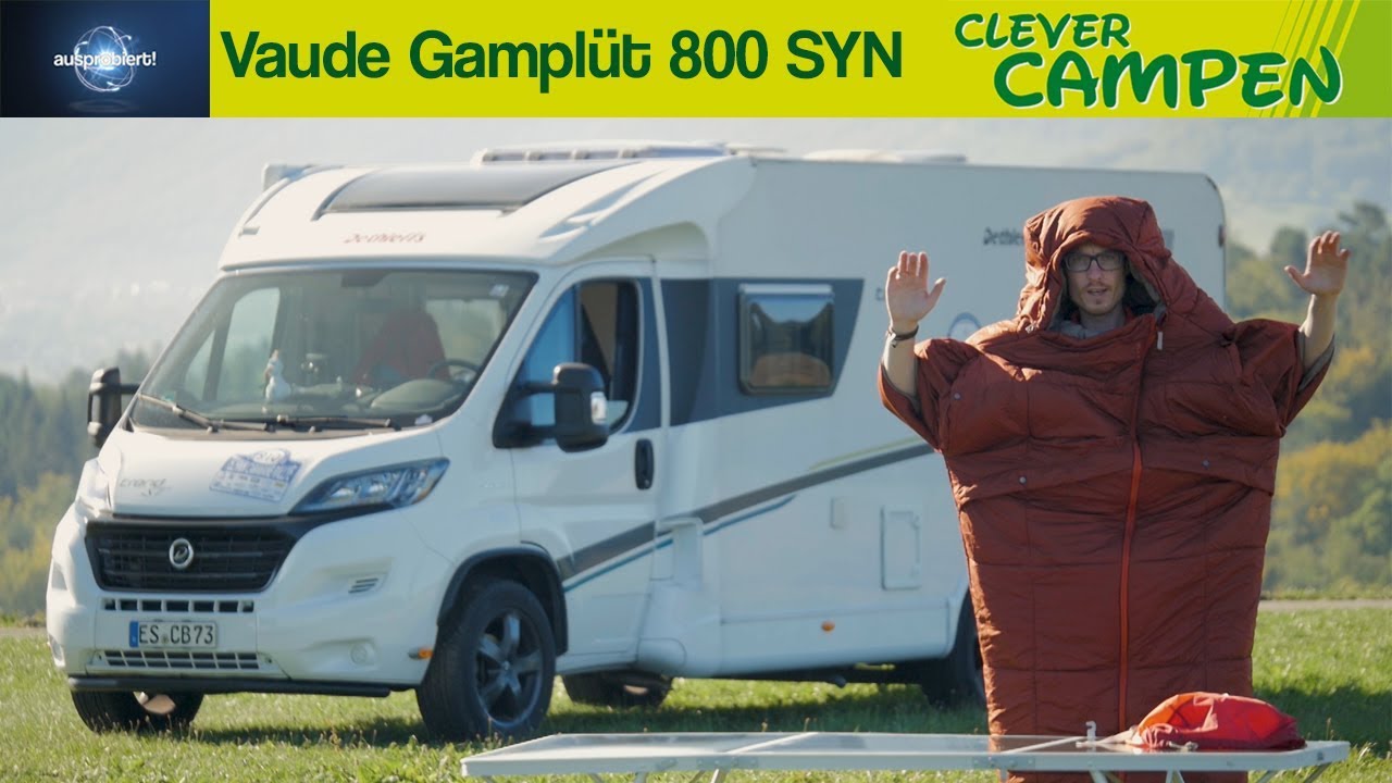 Vaude Gampl&uuml;t 800 SYN: Der Schlafsack mit &Auml;rmeln - Ausprobiert! | Clever Campen