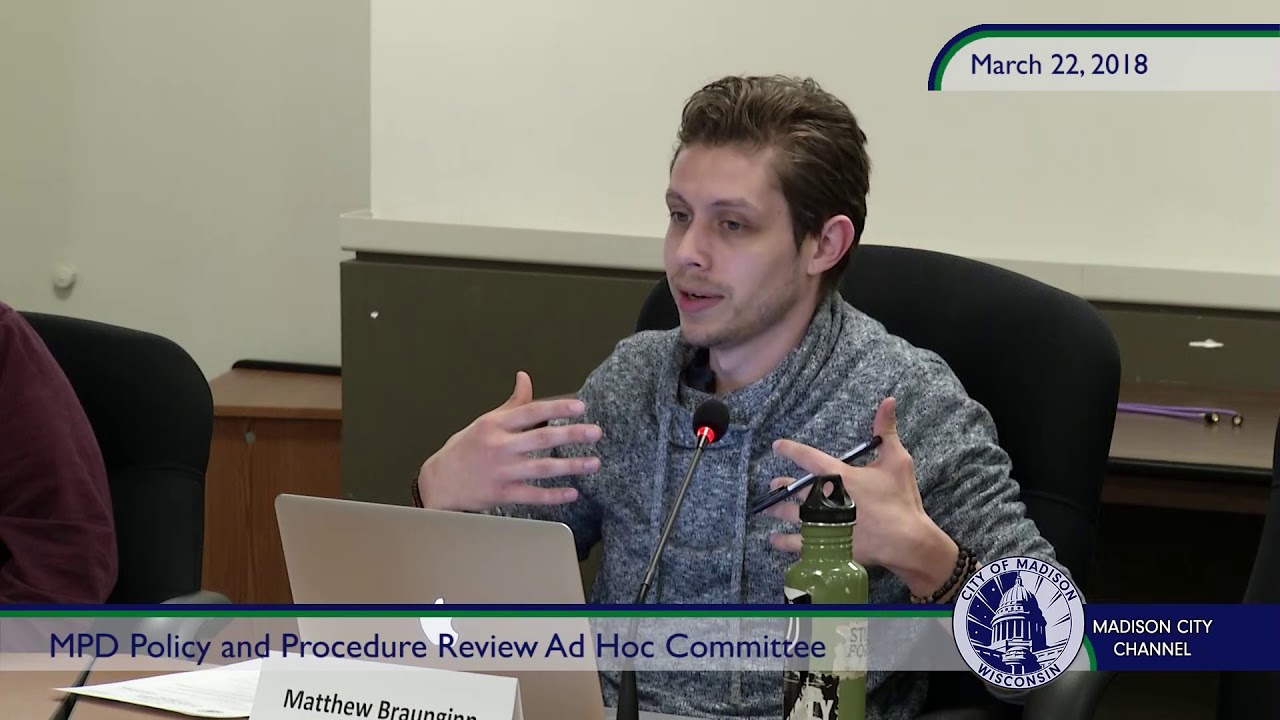 Police Policy Review Committee Meeting of March 22, 2018
