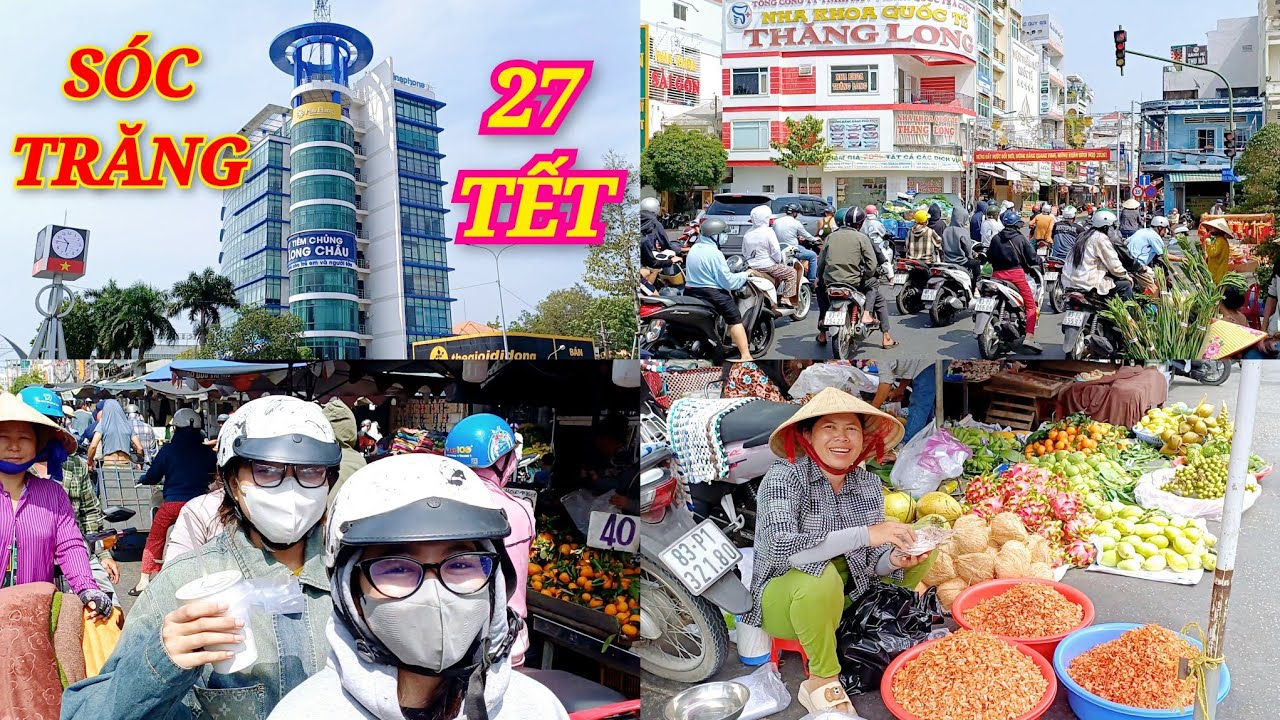 Mới Có 27 Tết Mà CHỢ LỚN SÓC TRĂNG Đã Đông Kính Người Chen Nhau Mua Sắm Tết 2026