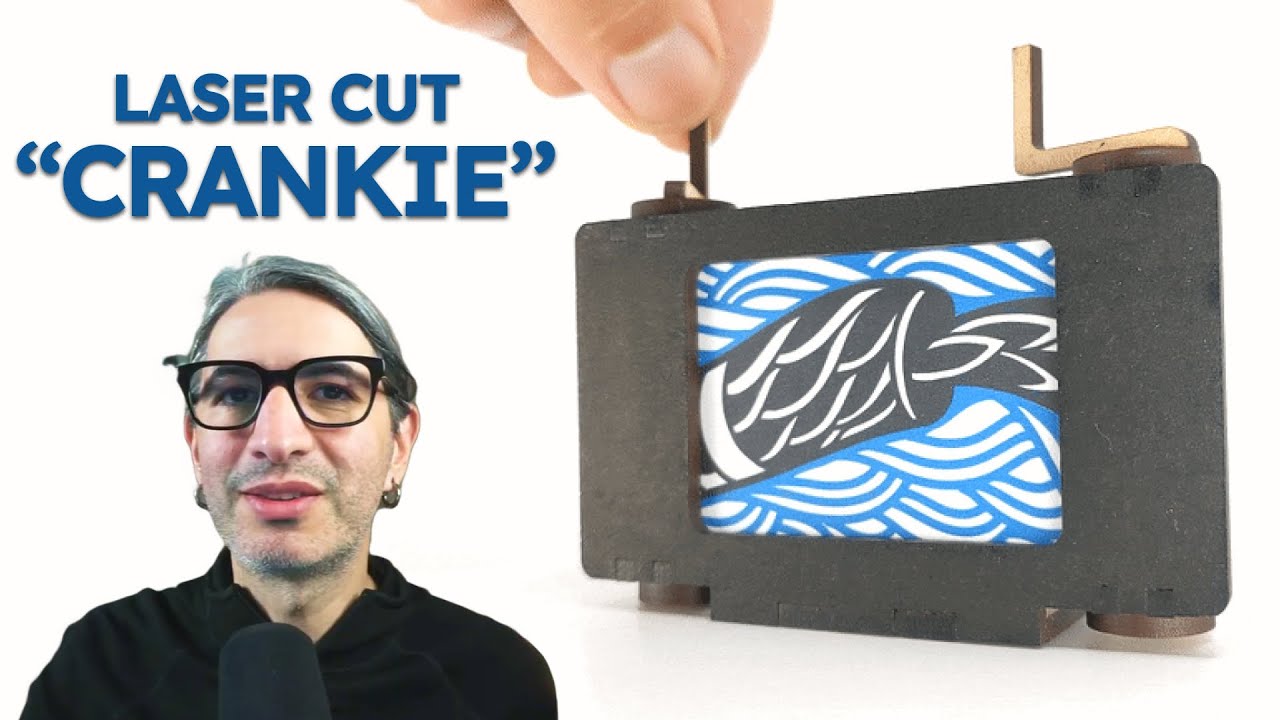 Make a Laser Cut Crankie (Moving Panorama)