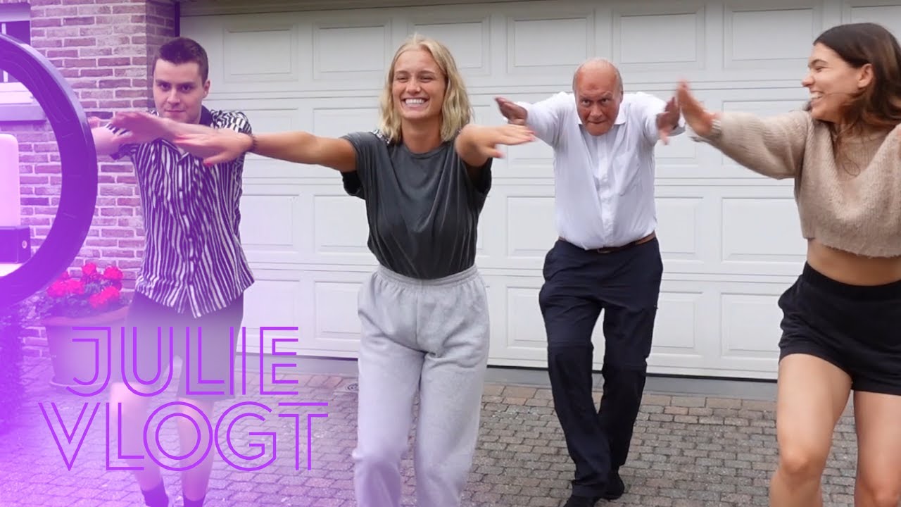 #3 Vermeires maken familie-TikTok mét glansrol voor papa Jacques | Julie Vlogt