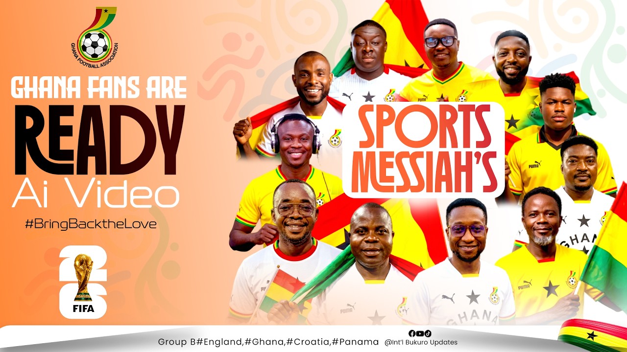 GHANA SPORTS JOURNALISTS AND  CELEBRITIES ARE READY TO SUPPORT  GHANA 🇬🇭 ll 2026 FIFA WORLD CUP SONG