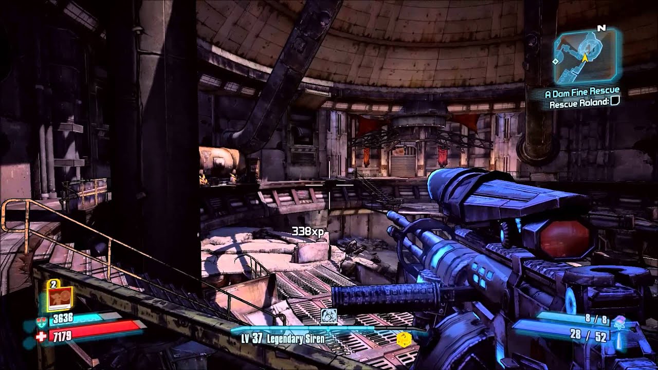 Borderlands 2 Fast+Fun TVHM Solo 03 Bloodshot & Mad Mike