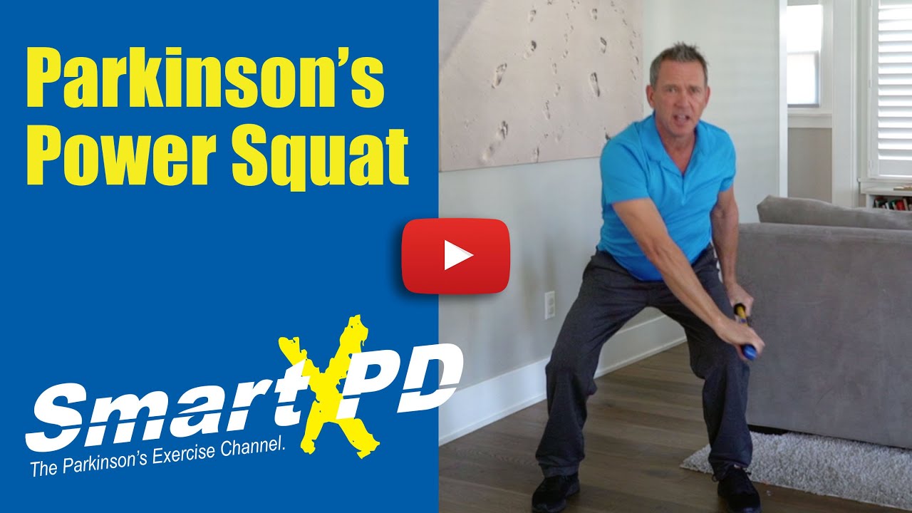 Parkinson's Power Squat: Make a body weight squat more useful and dynamic