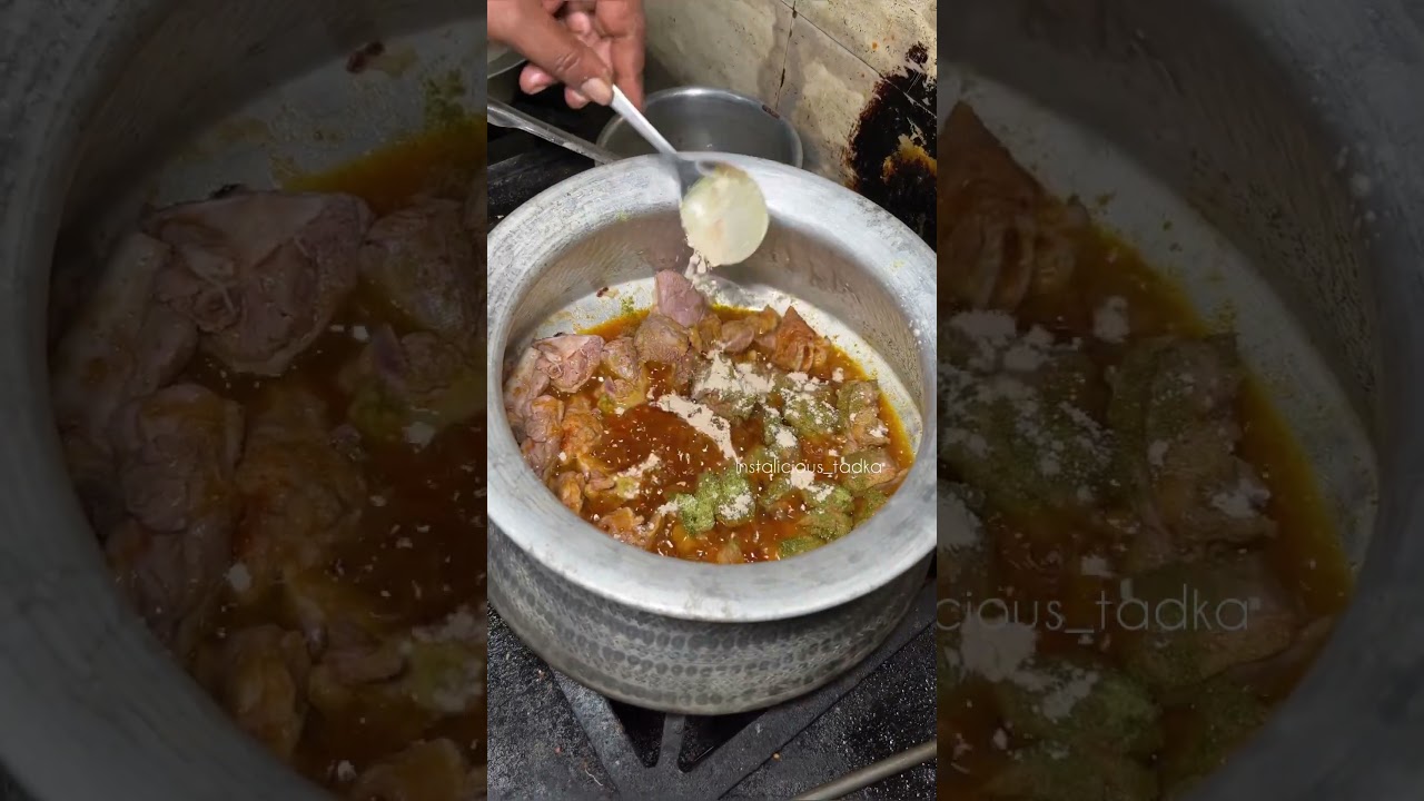Old Delhi Style Mutton Nihari😍#trending #ytshorts #viral #mutton #muttoncurry #muttonnihari #yt
