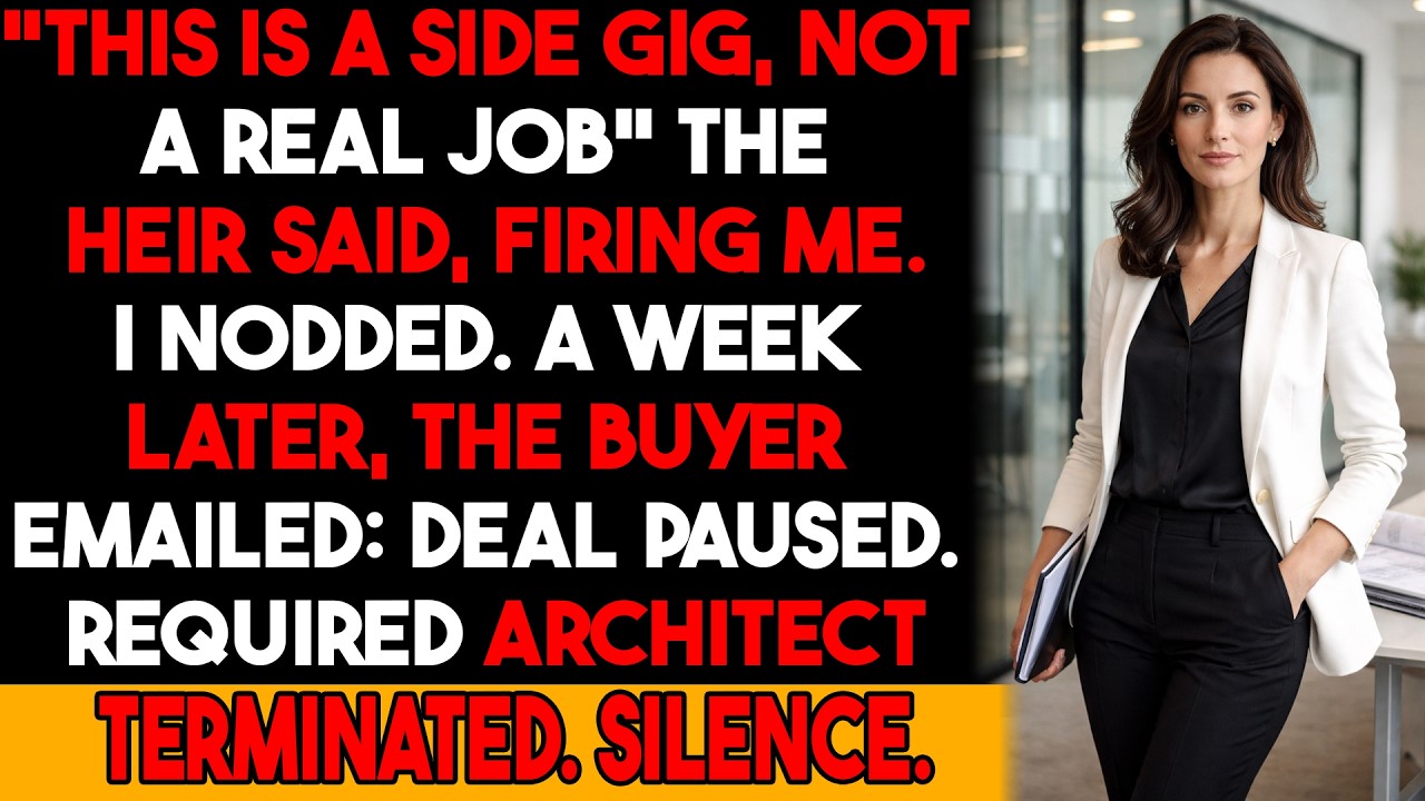 The Architect They Fired—Until the Deal Froze Without Her Signature