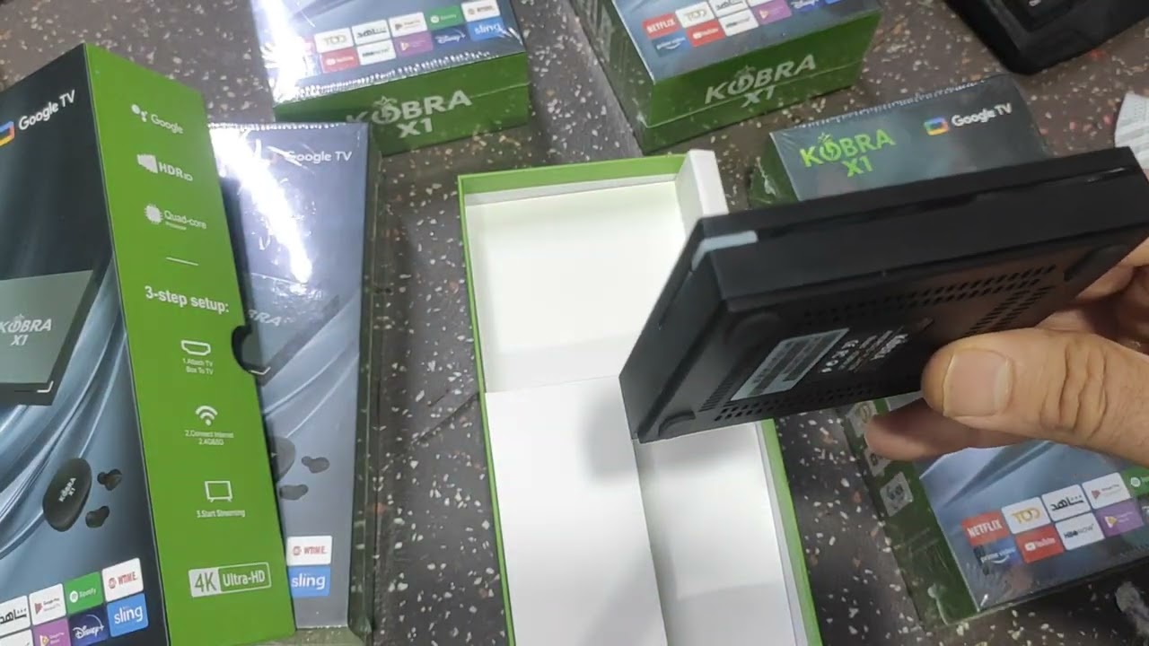 ✨️نسخة الجديدة لجهاز kobra x1  ب 4 تطبيقات و 11 عام اشتراك و هدية داخل العلبة ✨️