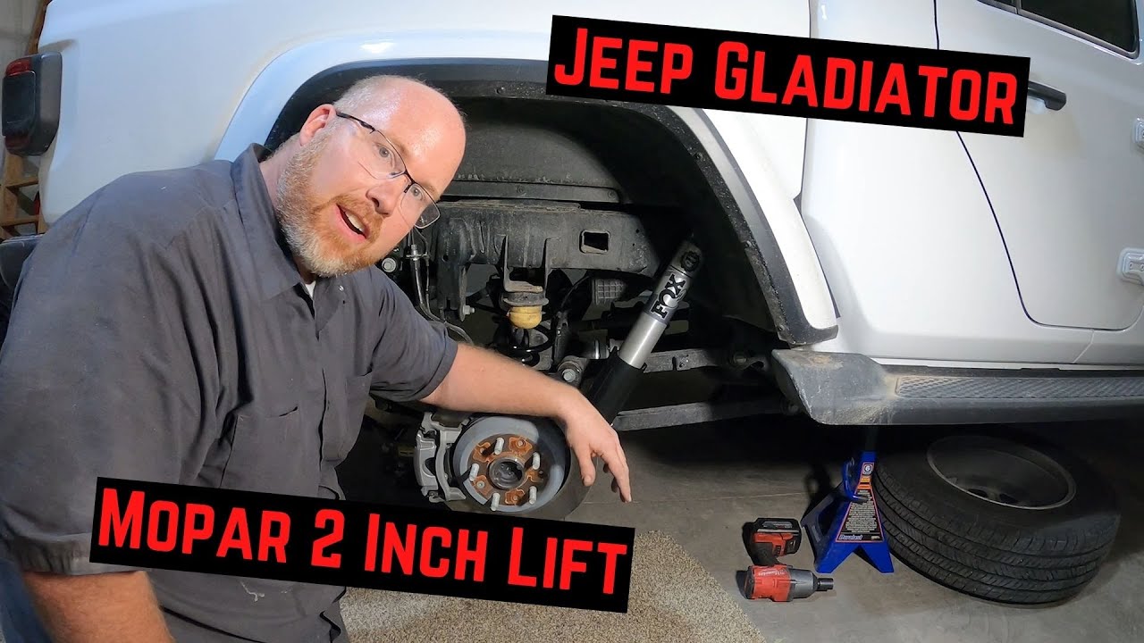 Jeep Gladiator Mopar Lift Install // 2 Inch Lift Isn't Really A 2 Inch Lift