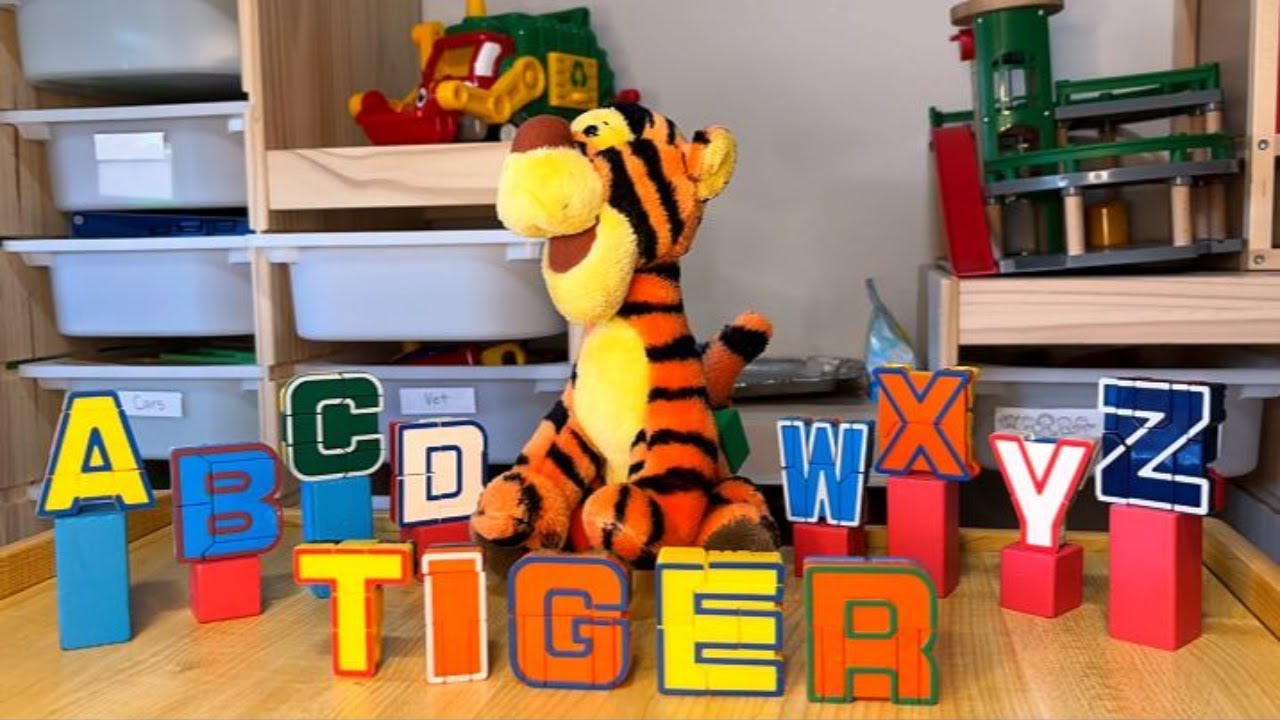A to Z with Tigger! 🎉 Learn the Alphabet with Toys
