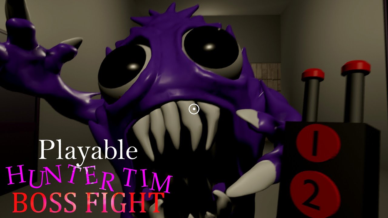 Playable Hunter Tim Boss Fight (Garten of Banban Fangame)