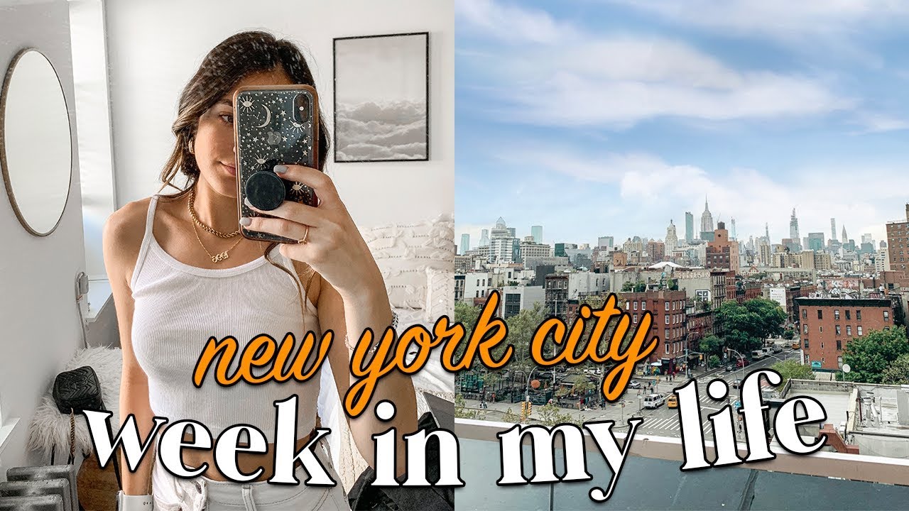 HEALTHY NYC WEEK IN MY LIFE: gym routine, working from home + exploring
