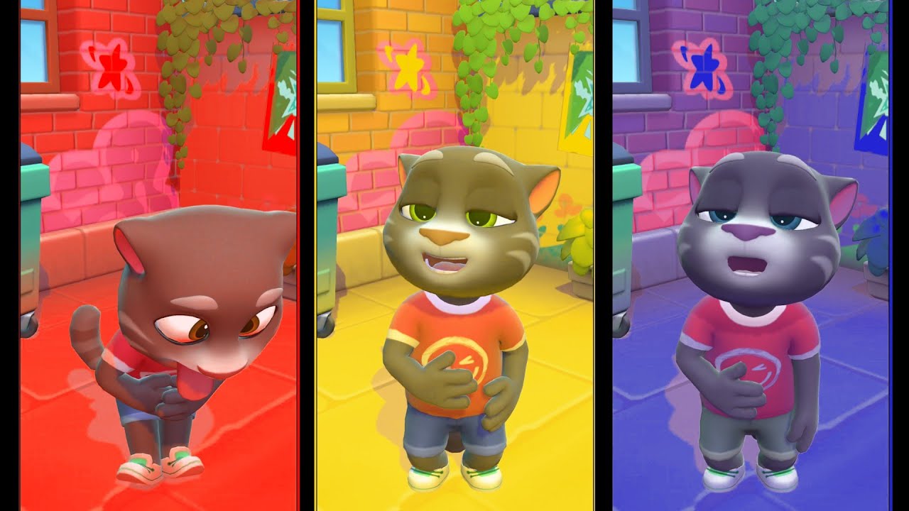 Talking Tom Cat 2025 Funniest Moment - - Colors Gameplay Part 176 -- Happy Birthday Tom