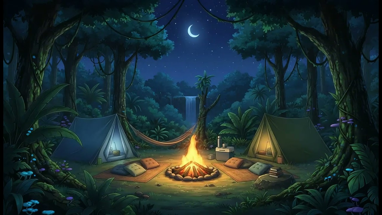Epic Lofi Campfire Night That Will Change Your Focus Forever