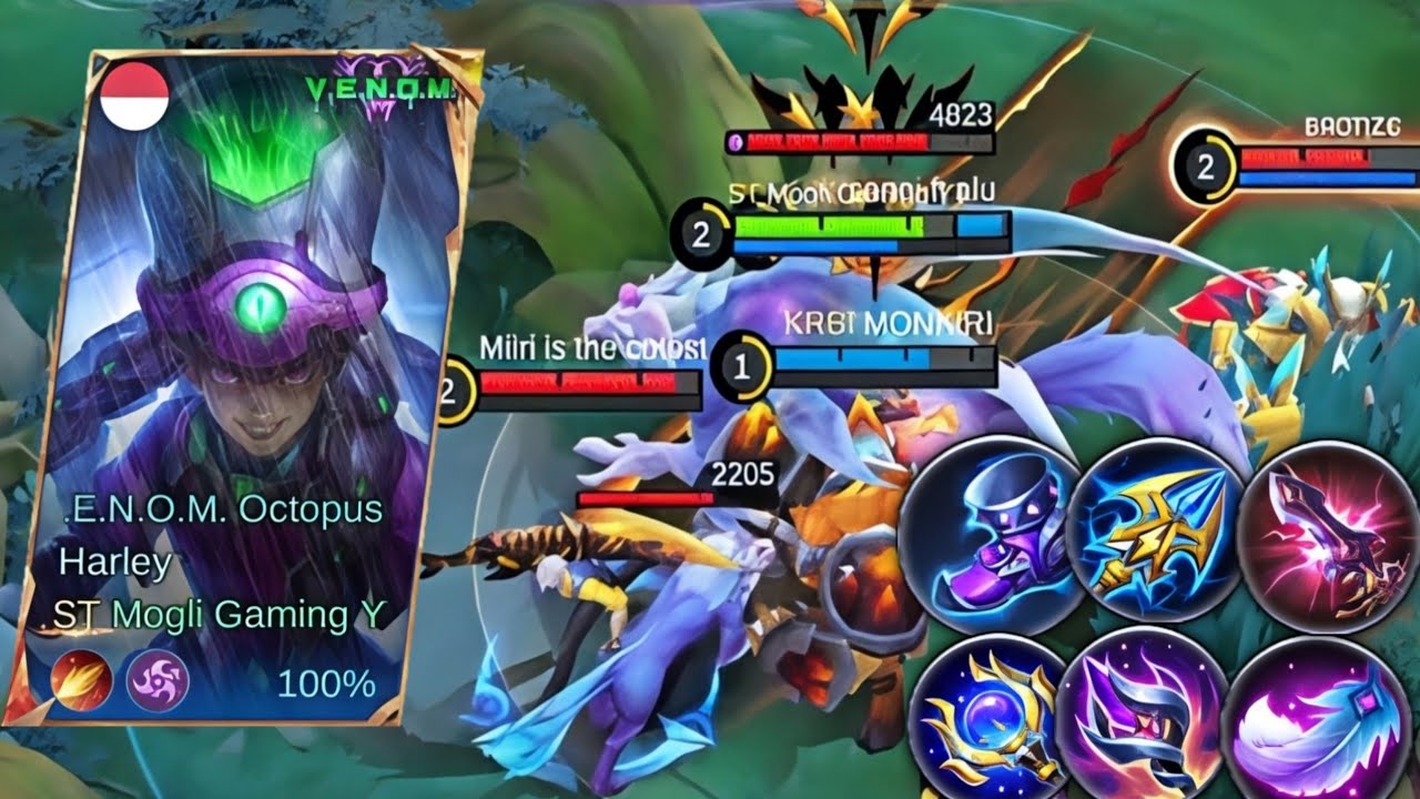 Harley Best Build 2026 Top 1 Global Harley One Shot Gameplay / Harley Best Build 2026 One Shot Magic