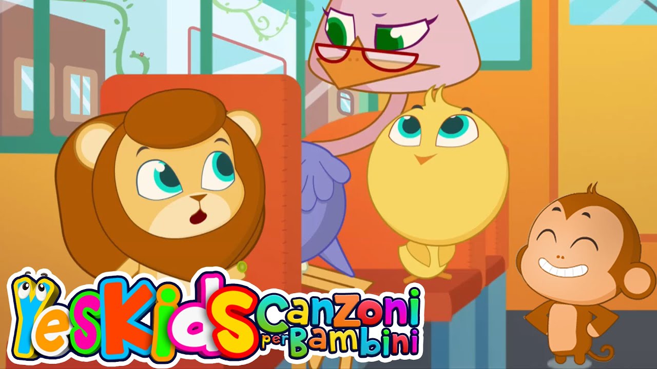 Le Ruote del Bus + 30 minuti di Canzoni per Bambini | YesKids Italiano