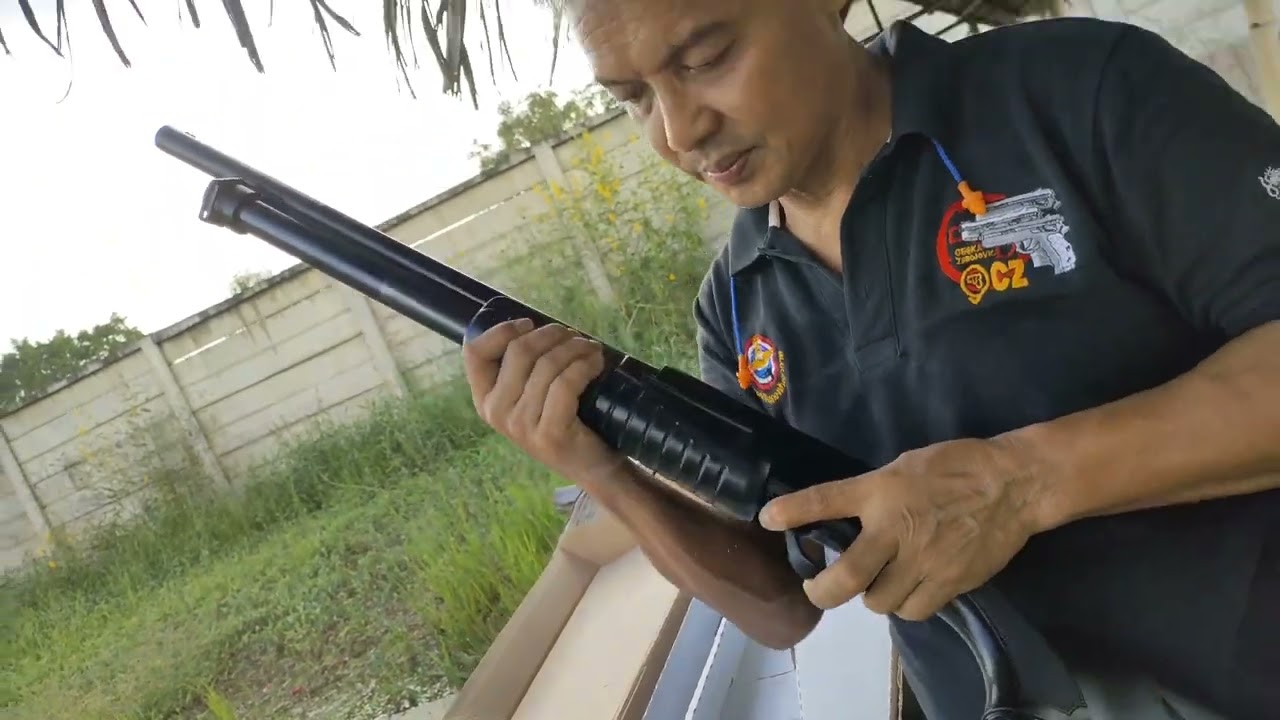 Ep18 ปืนลูกซอง5+1นัด เบอร์12 Hatsan Escort Pump Action Shotgun  ปืนสวัสดิการกรมการปกครอง สน.สก.