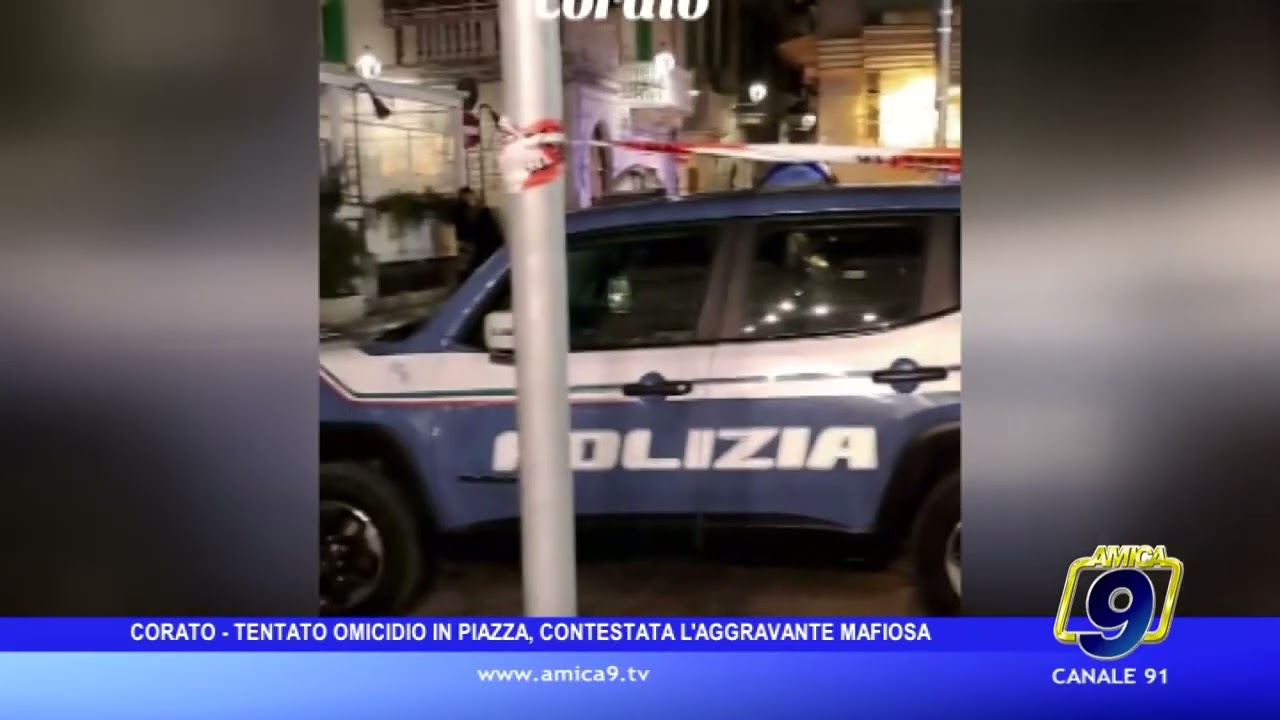 Corato – Tentato omicidio in piazza, contestata l’aggravante mafiosa